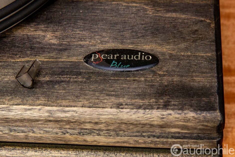 Pear Audio Blue logo sticker