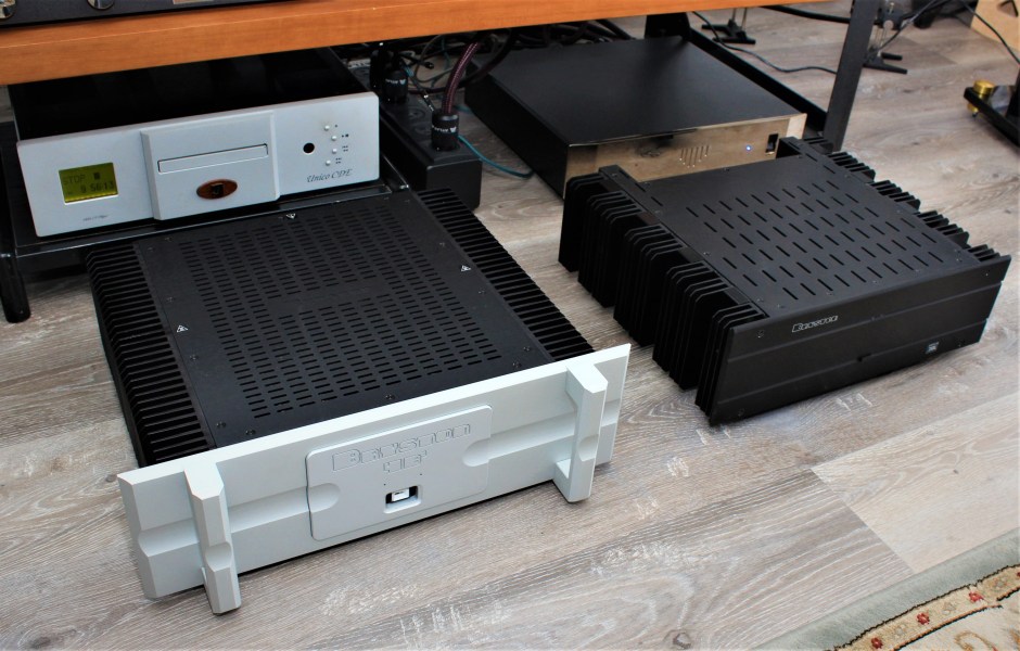 Comparing two Bryston 4B amplifiers.