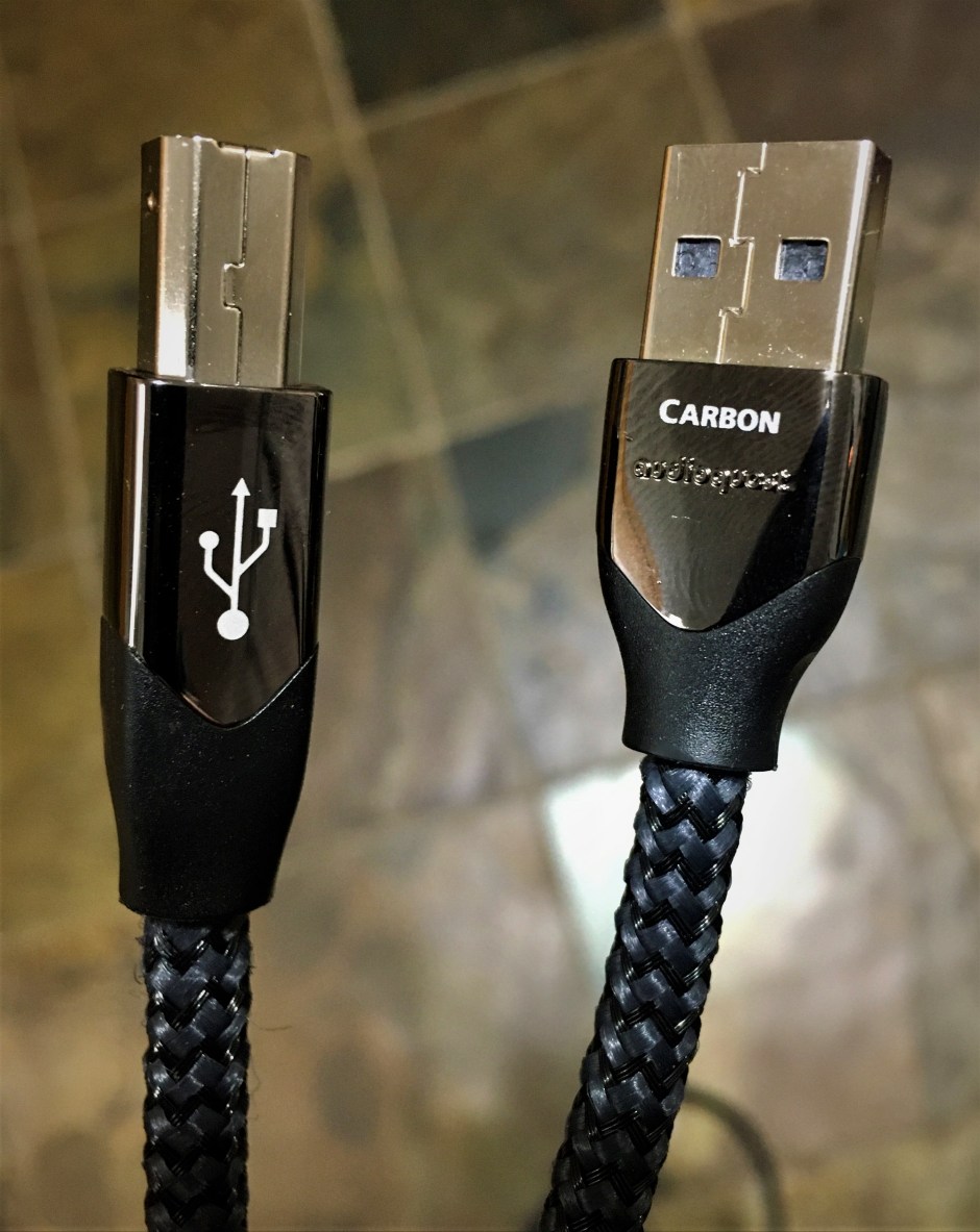 AudioQuest Carbon USB cable.