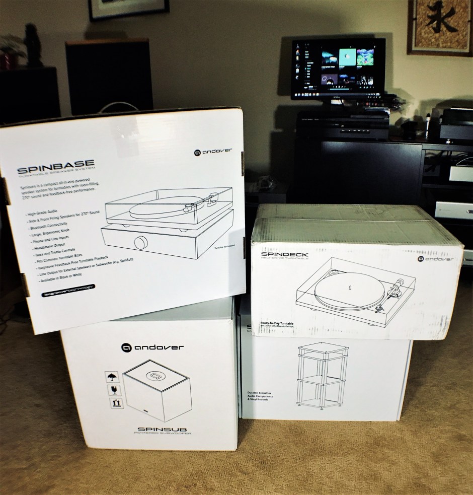 shipping boxes for andover audio spinsystem